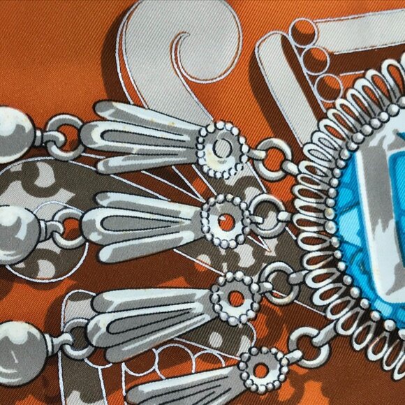HERMES Black Scarf - Picture 8 of 13
